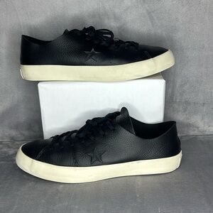 🔥🔥🔥 Converse One Star Prime Ox Black Leather Size: Men 11 Women 13🔥🔥🔥
